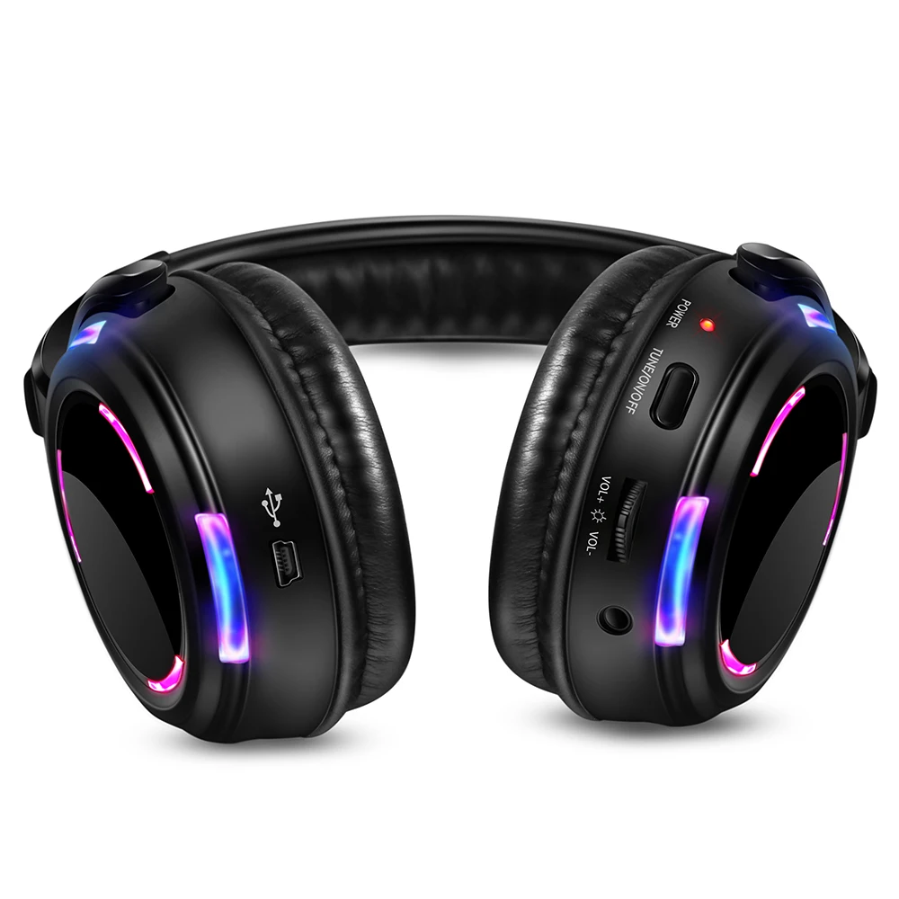 Silent Disco Compete System Black Led Wireless