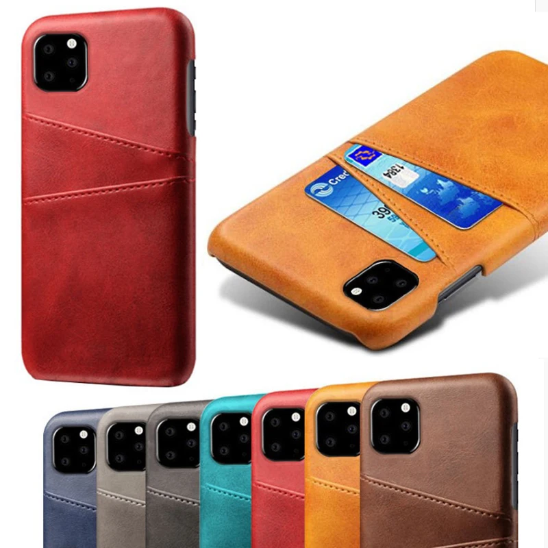 Slim PU Leather Case for iPhone 11 Pro MAX X XR XS Business Back Card Holder Wallet Mobile Phone Coque 8 7 6 6s plus Cases |