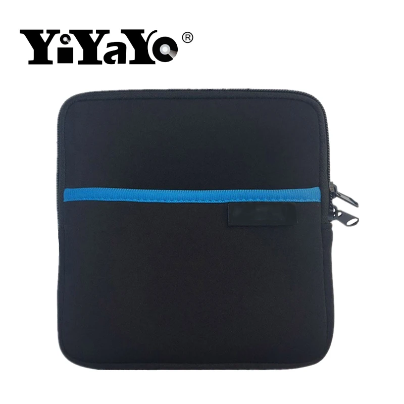 

YiYaYo DVD Drive package Bag Square Space Cotton Protective Case Small and Portable7.5x7.5x2.5 Prevent from Falling Shaking