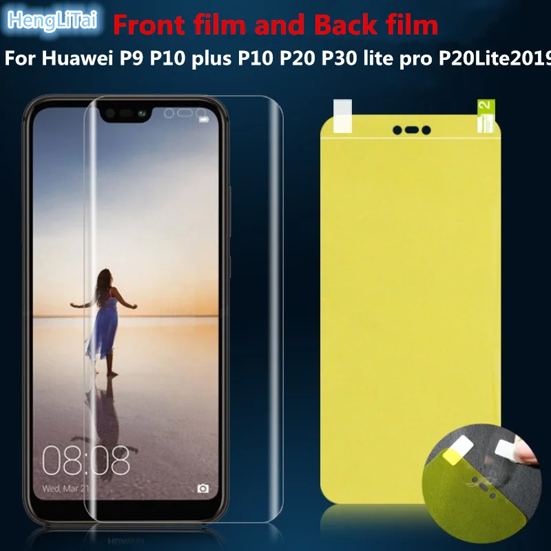 

Front+back film 3D Full Cover Screen Protector TPU Film For Huawei P9 P10plus P20 P30 PRO LITEP20Lite2019