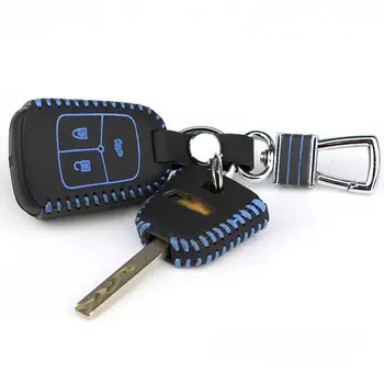 

For Chevrolets Cross 1.5L Car Key Bag 2015-2020 Cover Car Key Holder Top Layer Leather remote car accessories