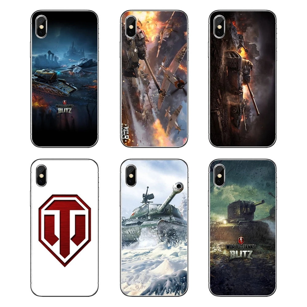 Прозрачные мягкие чехлы для Samsung Galaxy A5 A6 A7 A8 A9 J4 J5 J7 J8 2017 2018 Plus Prime world of tanks game WOT art