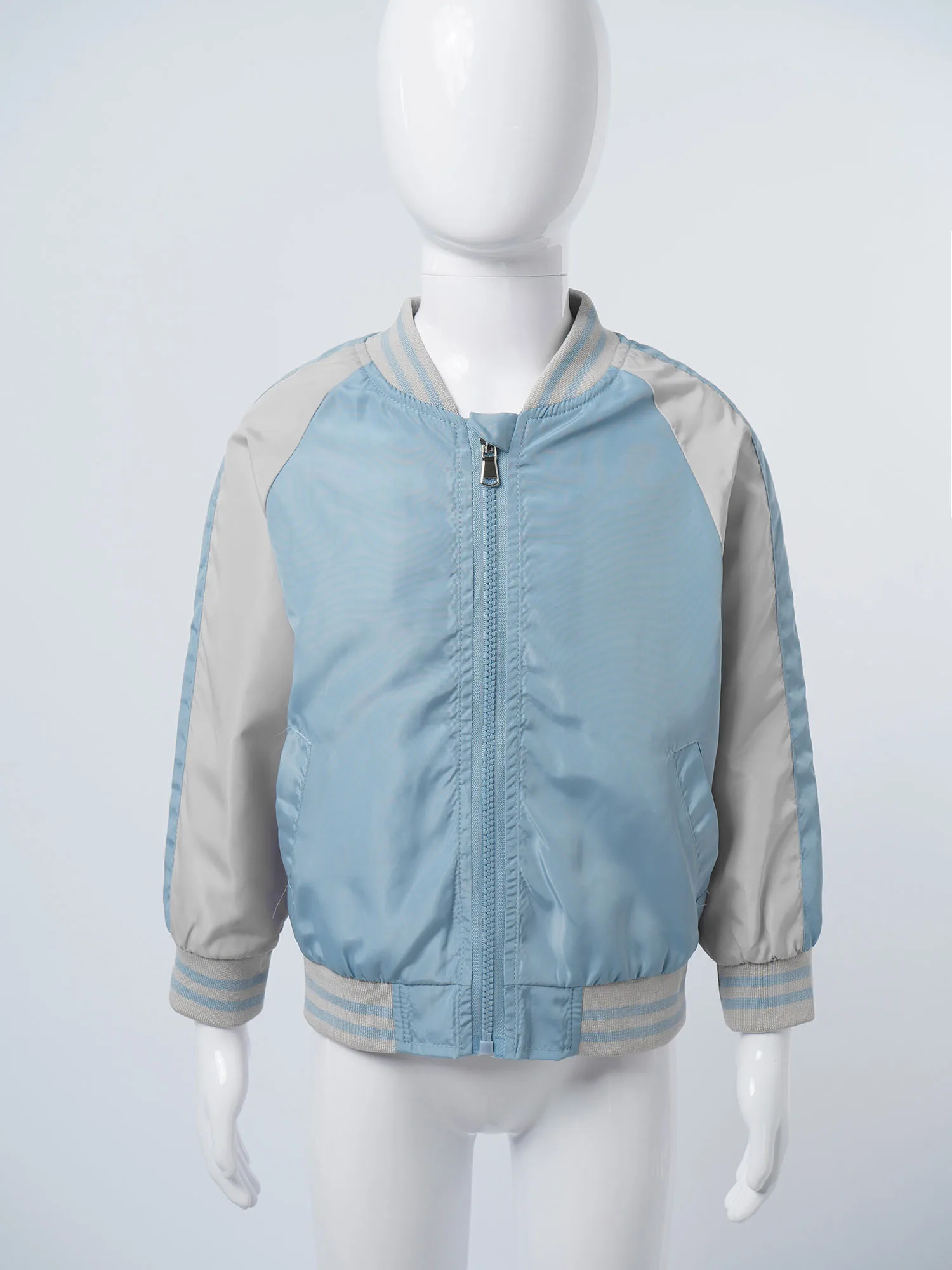 Autumn Kid's Jacket Coat Cute Style Cartoon Print Girls Coat Sport Jacket Tops Winter Thick Pink Blue Children Clothes