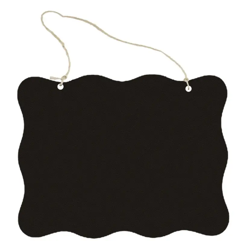 Rustic Chalkboard Hanging Signs Double Sided for Standard Chalk Message Board wooden blackboard wooden chalkboard