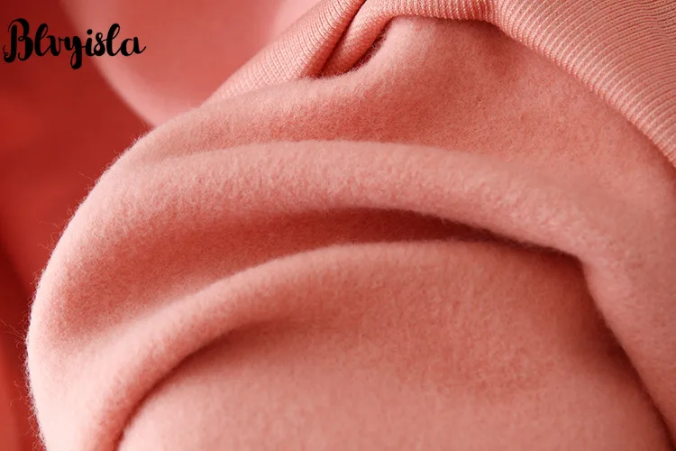 Blvyisla 5XL размера плюс с длинным рукавом шнурок толстовки с капюшоном женские повседневные длинные толстовки Зимние флисовые теплые пуловеры