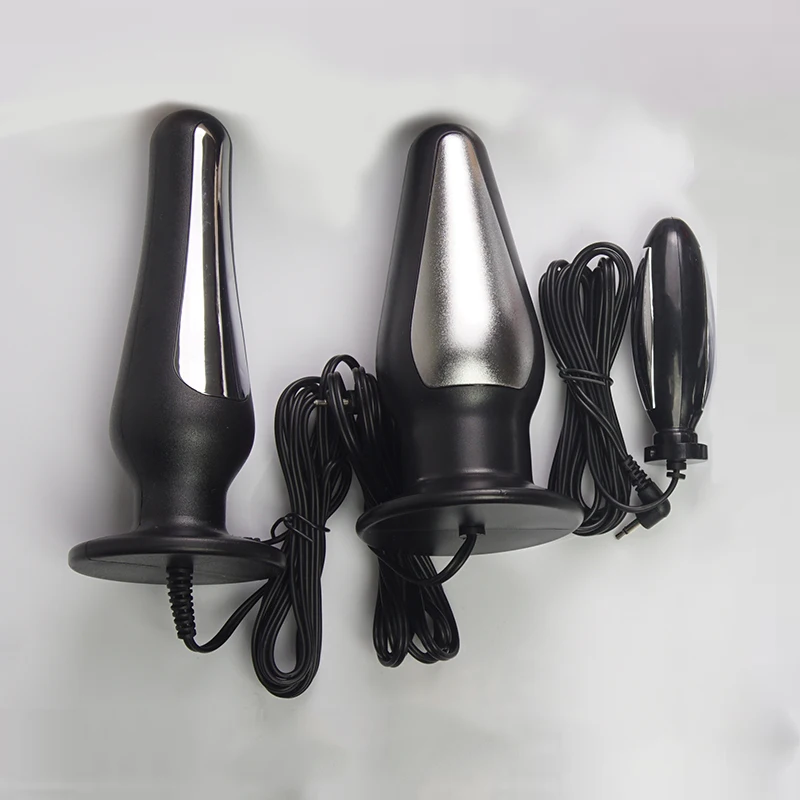 Electric Sex Toys Electro Stimulation ANAL VIBRATOR Butt Plug