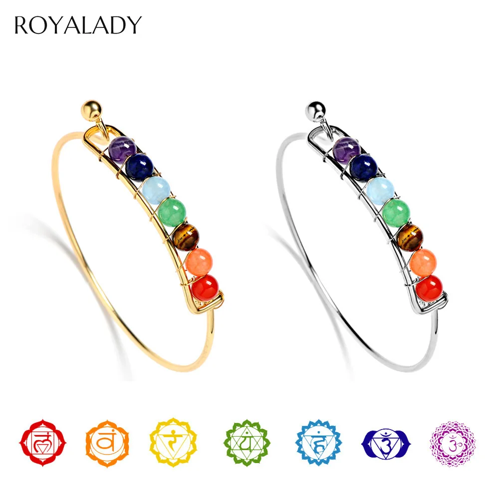 

6MM 7 Chakra Natural Stone Beads Yoga Bracelet For Women Men Healing Balance Beads Lava Reiki Buddha Prayer Bracelet Jewelry