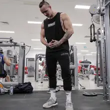 Новинка, летний мужской жилет в европейском и американском стиле, дышащий, облегающий, без рукавов, из хлопка