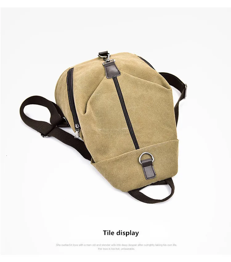 Female Vintage Canvas Backpack Women Casual Bag Anti-theft School Bags For Teenage Girls Women's Small Travel Retro Backpacks
