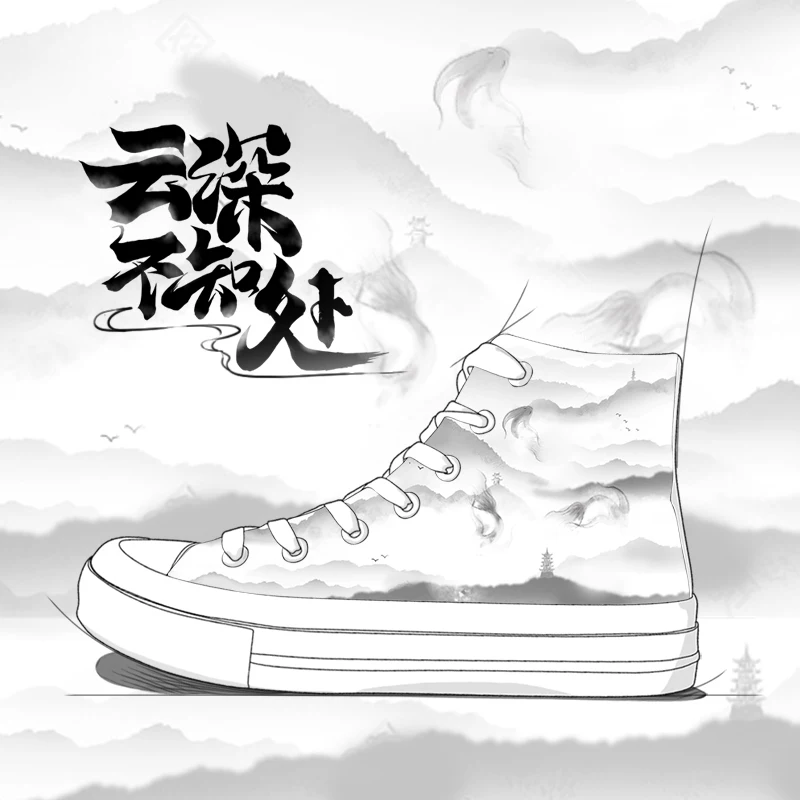 

Женские холщовые кроссовки Amy and Michael, оригинальный дизайн, Вулканизированная подошва, высокие кроссовки с ручной росписью, граффити, обувь на плоской подошве для студентов