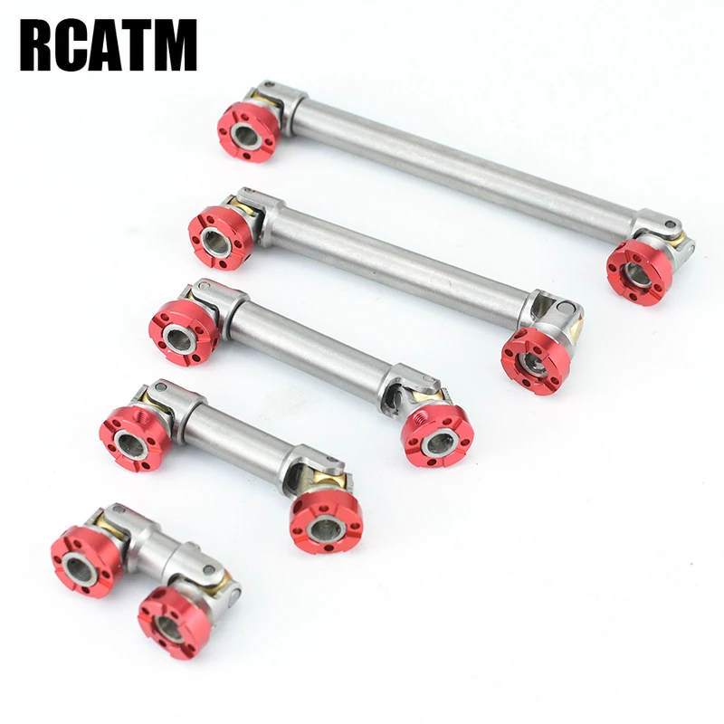 Metal CVD Universal Joint Flange Transmission Shaft for 1/14 Tamiya RC Truck Car VOLVO ACTROS MAN LESU SCANIA Hino Iveco DIY