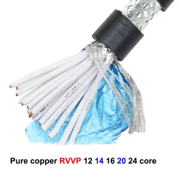

GB pure copper, 24-core shielded wire signal, RVVP 24*0.5 mm2 (100 meters per roll)