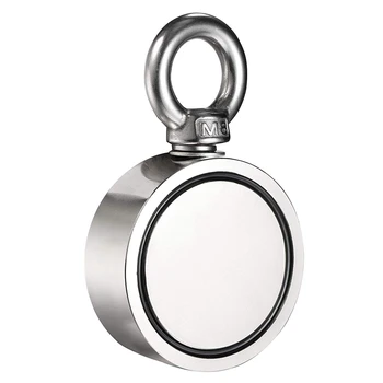 

300Kg Pull 60Mm N52 Ndfeb Salvage Anti-Collision Magnet Double-Sided Round Magnet
