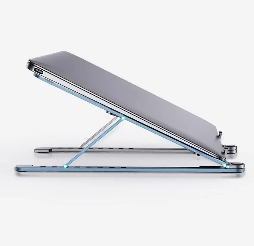  Folding Laptop Stand Adjustable Holder for Bed Desk and Sofa Holder Ergonomic for Mac Pro/Air/Samsu