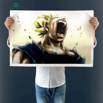 

Unframed High Quality Printed Vegeta Super Saiyan Cry Painting On Canvas for Wall Decoration Canvas Art Print Poster