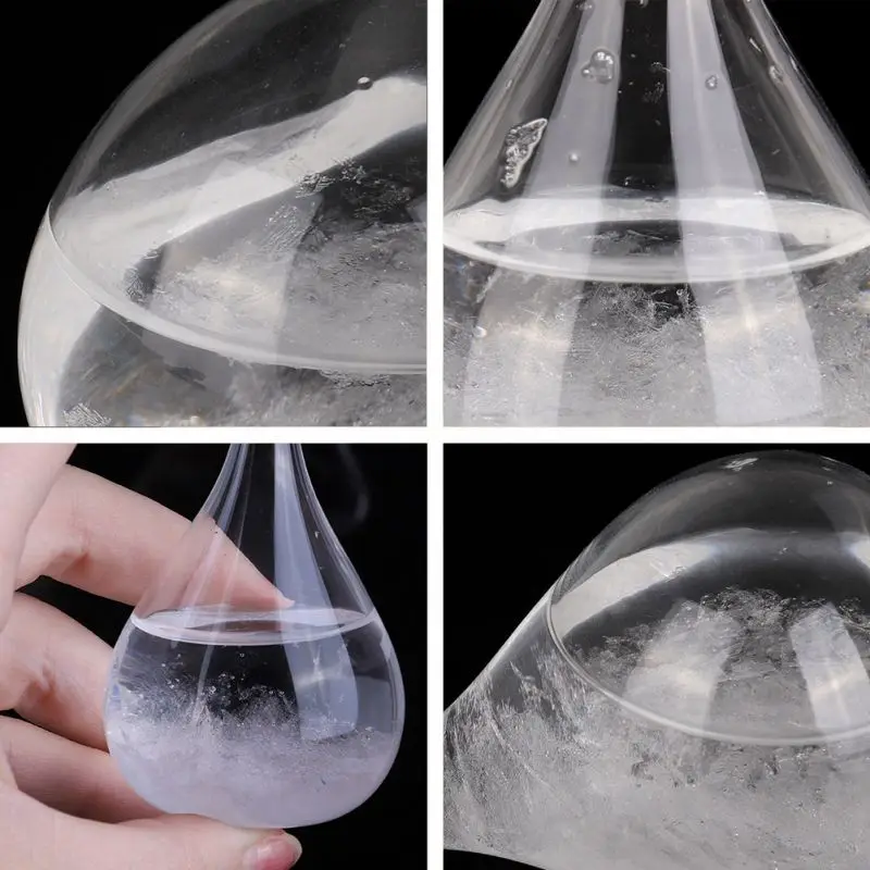 Storm Glass 30ml Transparent Droplet Water Drop Weather Forecast Predictor Monitor Bottle Barometer Home Decor glass bottles
