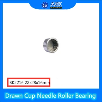 

BK2216 Needle Bearings 22*28*16 mm ( 5 Pc ) Drawn Cup Needle Roller Bearing BK222816 Caged Closed ONE End 55941/22