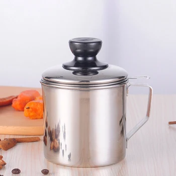 

Grease Container Separate Cooking Oil Strainer Cooking Can For Reusing Oil small