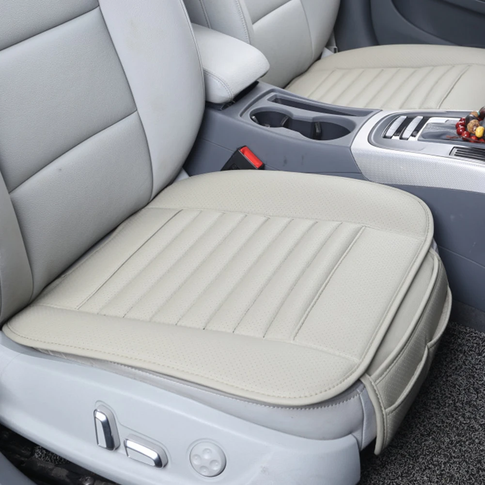 Дышащий чехол из искусственной кожи для летнего автомобильного сиденья кожаный