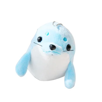 

Mini Lovely Plush Sea Dog Toy Key Ring Holder Keychain Bag Pouch Hanging Decor New