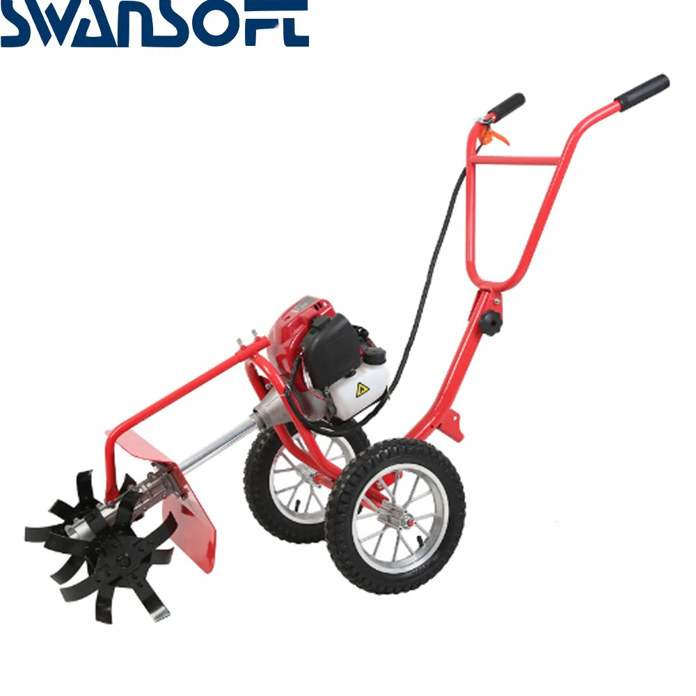 

Lightweight small ripper home mower Climbing micro tillage machine Tiller shed vegetable garden orchard
