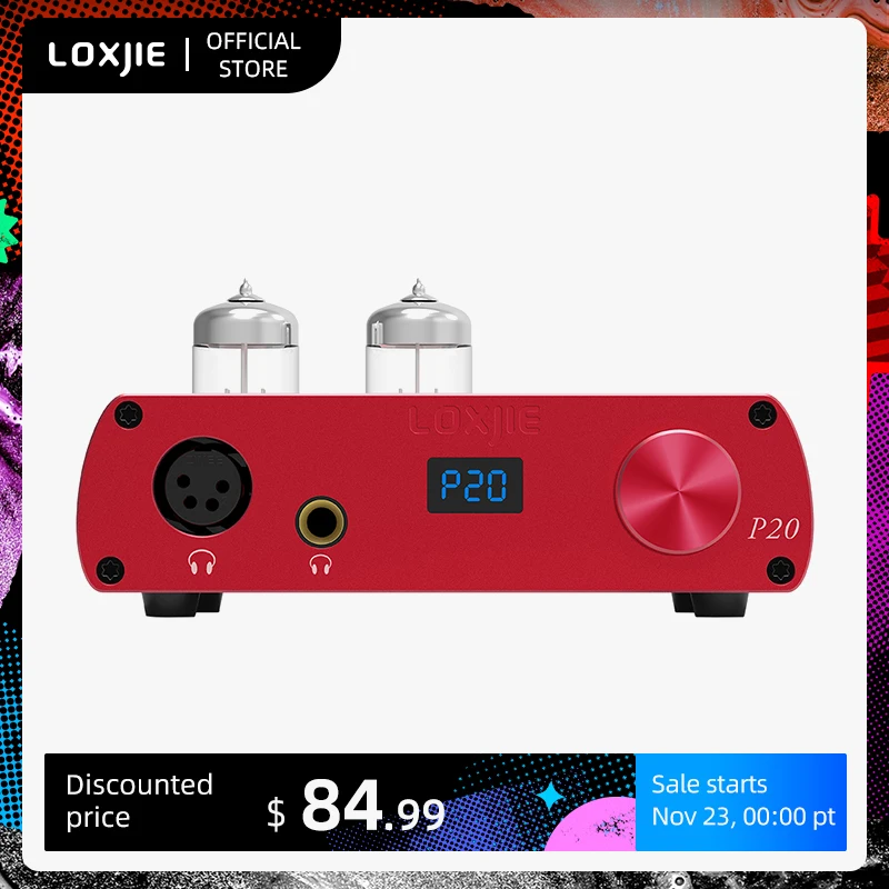 LOXJIE P20 Full Balance Tube Headphone Amplifier 