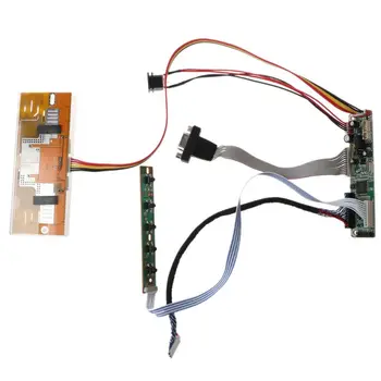 

1Set LCD Monitor Controller Driver Board Kit VGA Cable for 10-22' LVDS Screen