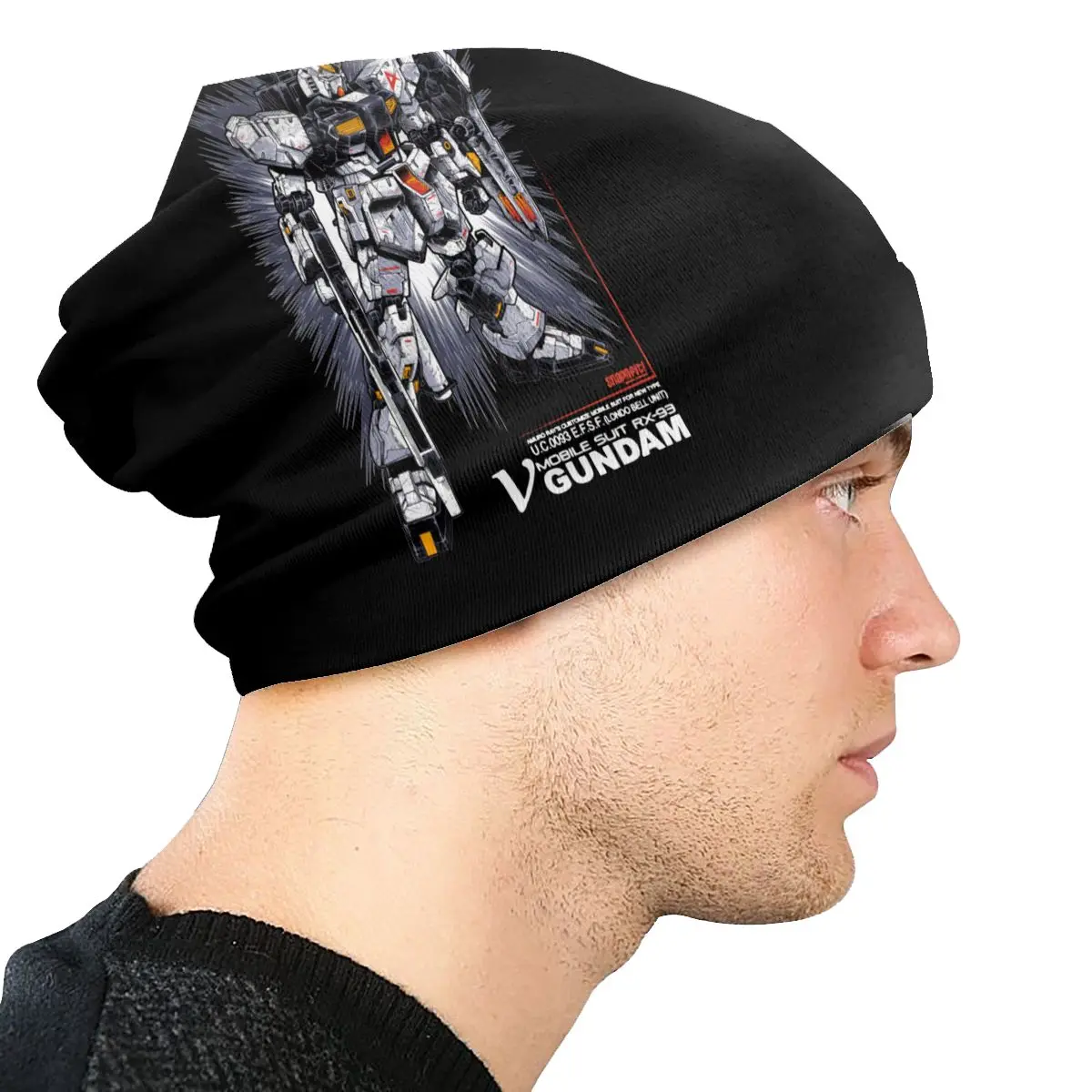 Nu Gundam Robot Caps Anime Cool Hip Hop 