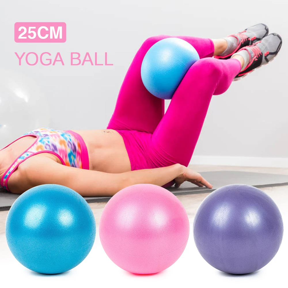 

25cm Yoga Ball Anti-burst Thick Stability Ball Mini Pilates Barre Physical Ball