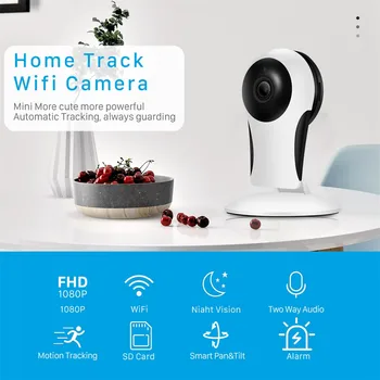 

HD IP Camera Cloud Storage Infrared Night Vision Camera Home Track Wifi Camera Clear Two-Way Audio Wireless IP Camera