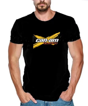 

Fashion Classics Can-am Logo Mens Black T Shirt Printed Short Sleeves Funny Graphic Tee Shirt Round Neck Casual Clothing G