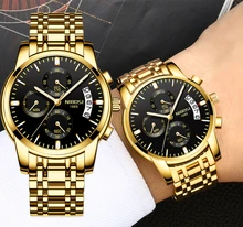 

2021NEW NIBOSI Luxury Mens Watches Top Brand Sport Quartz Wristwatches for Men Waterproof Chronograph Business Watches Relogio