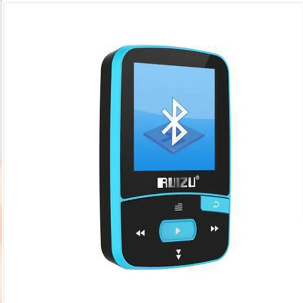 Синий TWISTER. CK Спорт Bluetooth MP3-плеер Поддержка FM, запись, электронная книга, часы, шагомер - Цвет: Синий