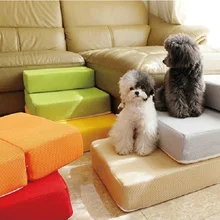 6 цветов складные дышащие сетчатые пандусы для домашних животных ступеньки для собак, щенков, кошек, маленьких животных съемный коврик с крышкой