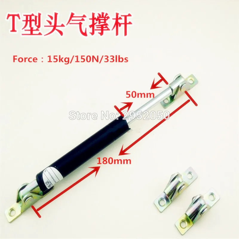 

Free shipping 180mm central distance, 50 mm stroke, pneumatic Auto Gas Spring, Lift Prop Gas Spring Damper
