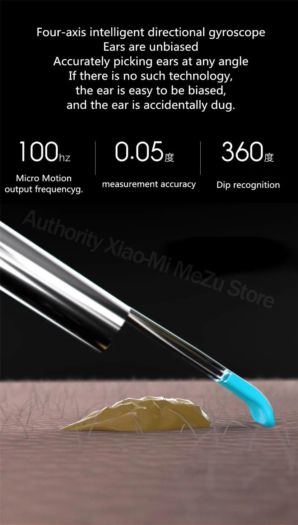 Новейший Xiaomi M9 Pro умный визуальный ушной Стик 17в1 300 Вт Высокоточный эндоскоп 350 мАч с магнитно заряженной базой