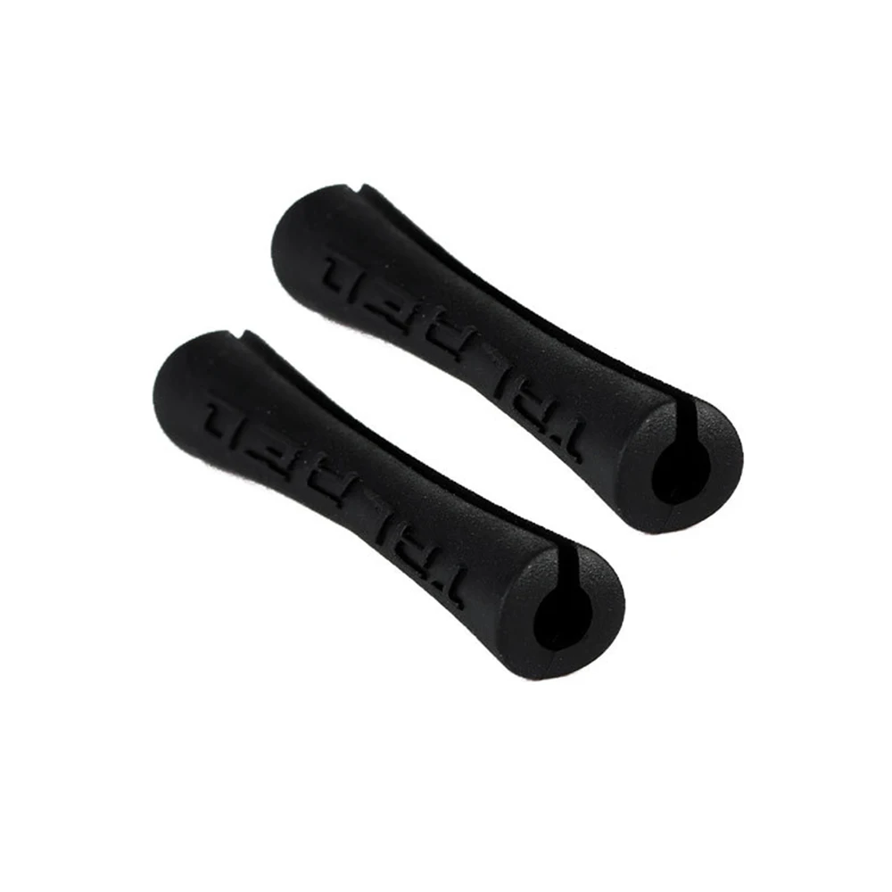 4Pcs Bicycle Sleeve Rubber Cable Protector Red Black Ultralight Pipe Line Brake Shift MTB Bike Frame Cable Guides Protect BC0176 (2)