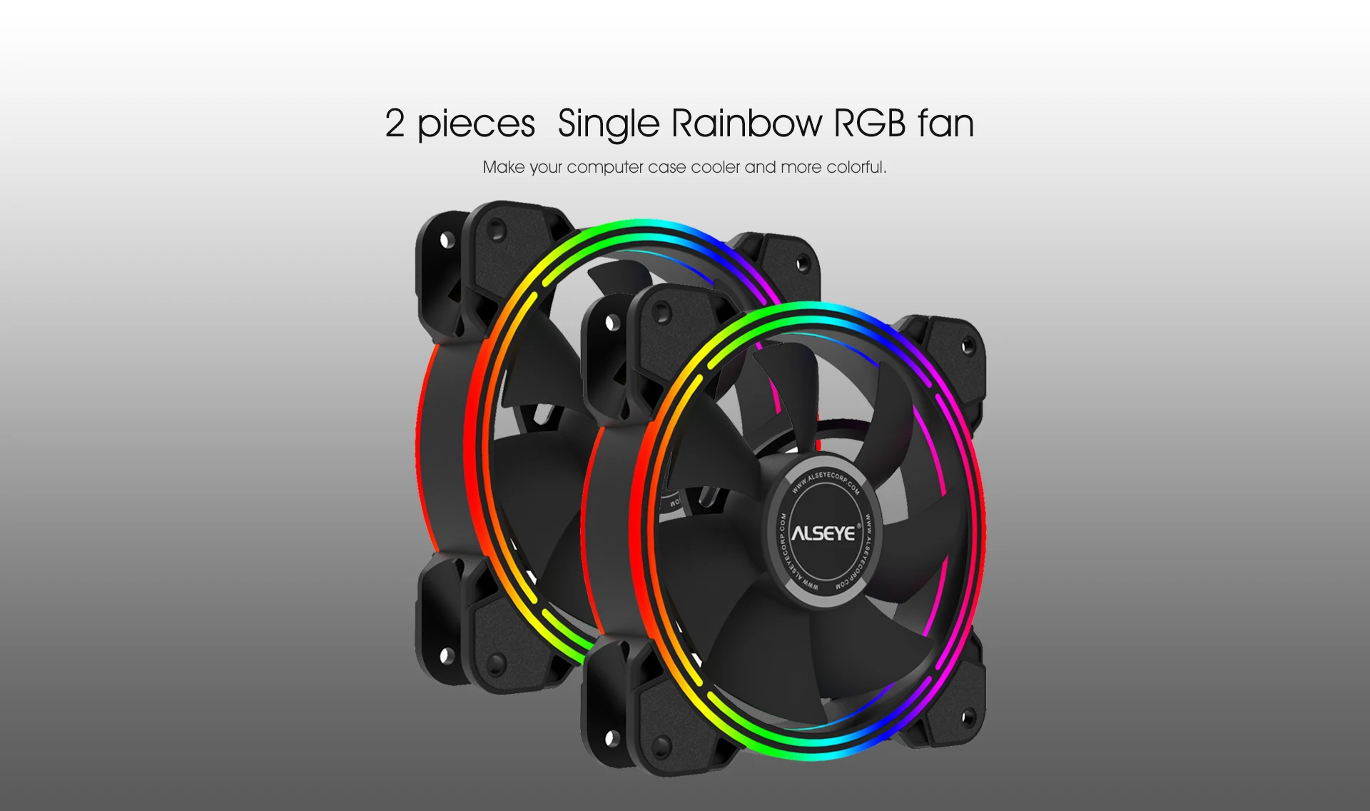 ALSEYE H120D CPU Cooler RGB Fan 120mm PWM 4 Pin 6 Heat Pipes Cooler for LGA 775 115x 1366 2011 1200 AM2+ AM3+ AM4 support X99