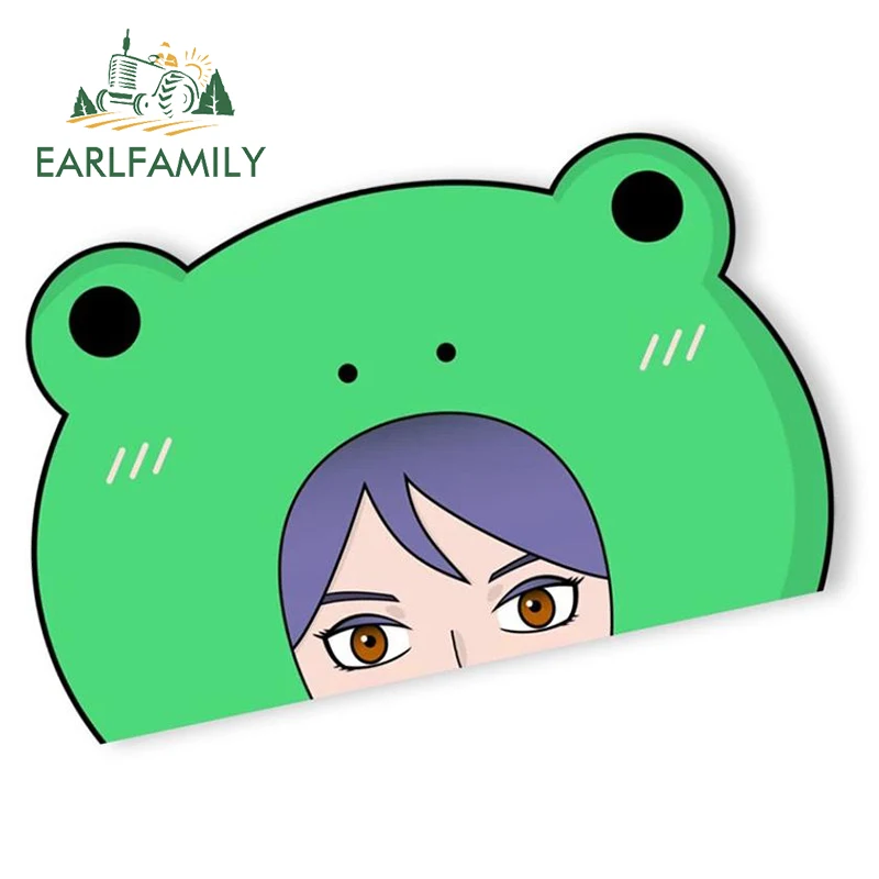 EARLFAMILY 13 см x 10 для Froggy Konan виниловая графическая наклейка модные аксессуары