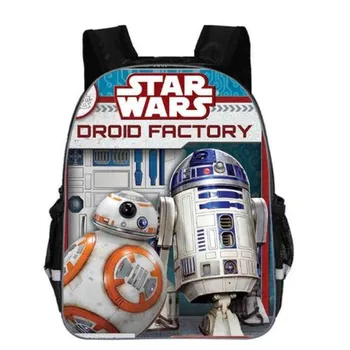 

New 11-16inch Star Wars Backpack movie the force awaken School Bag Darth Vader Yoda Jedi Kid's men primary bags custom made