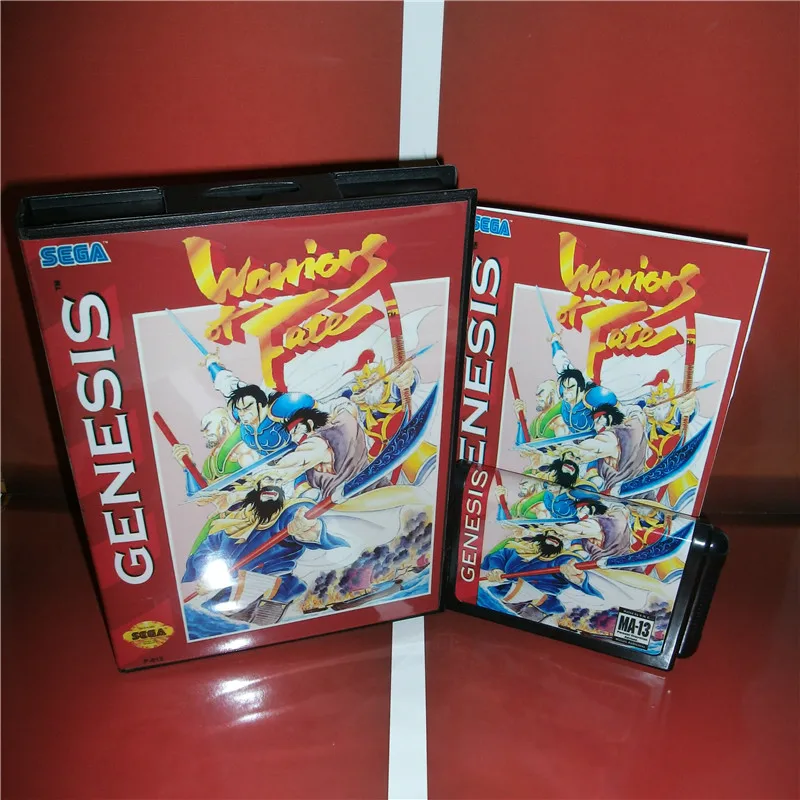 Warriors of Fate (китайский язык) чехол для США с коробкой и китайским руководством Sega
