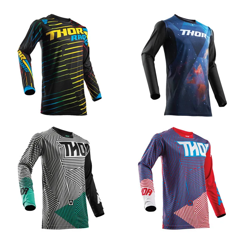 

Thor New Style Bicycle Clothing Customizable Seven Off-road Motorcycle Racing Suits Tops Bicycle Riding Clothes Long T-shirt
