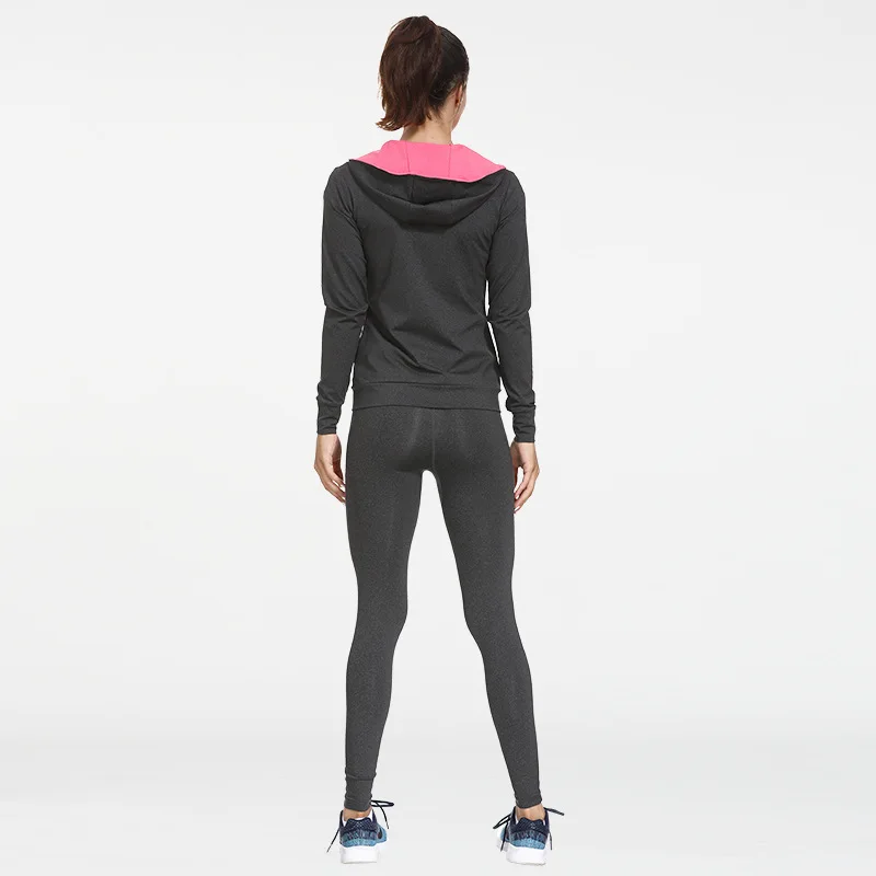 

Yoga Clothes Autumn And Winter Tops Long Sleeve Sports WOMEN'S Suit Gym Yoga Clothes Quick-Dry Running Fitness Suit Four-piece S
