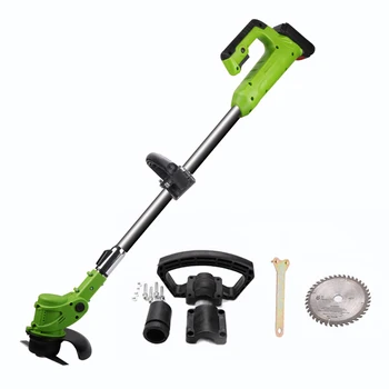 

Electric Lawn Mower Agricultural Household Cordless Weeder 24V Lithium Battery Garden Pruning Tool Grass Trimmer Brush Cutter