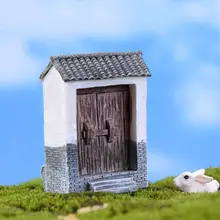 Изделия из смолы двери модели мини-Сказочный Сад миниатюры DIY пейзаж 72XF