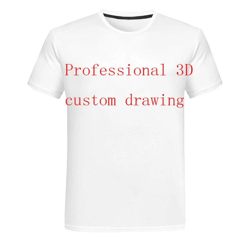 

Men’s new custom 3D printed T-shirt shorts, factory direct sales custom 3D printed women’s t-shirts custom S-6XL men’s shirt