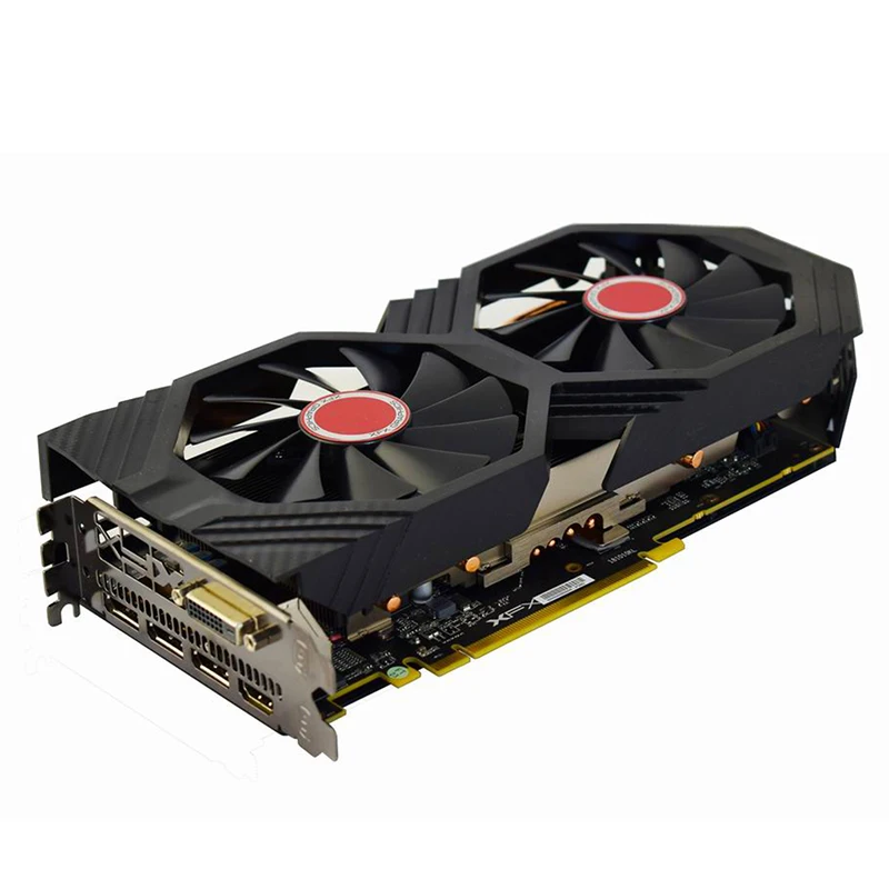 Видеокарта XFX RX 590 8 Гб 256 бит GDDR5 8000 МГц 2304 1580 OC1600MHz для настольных ПК игровые