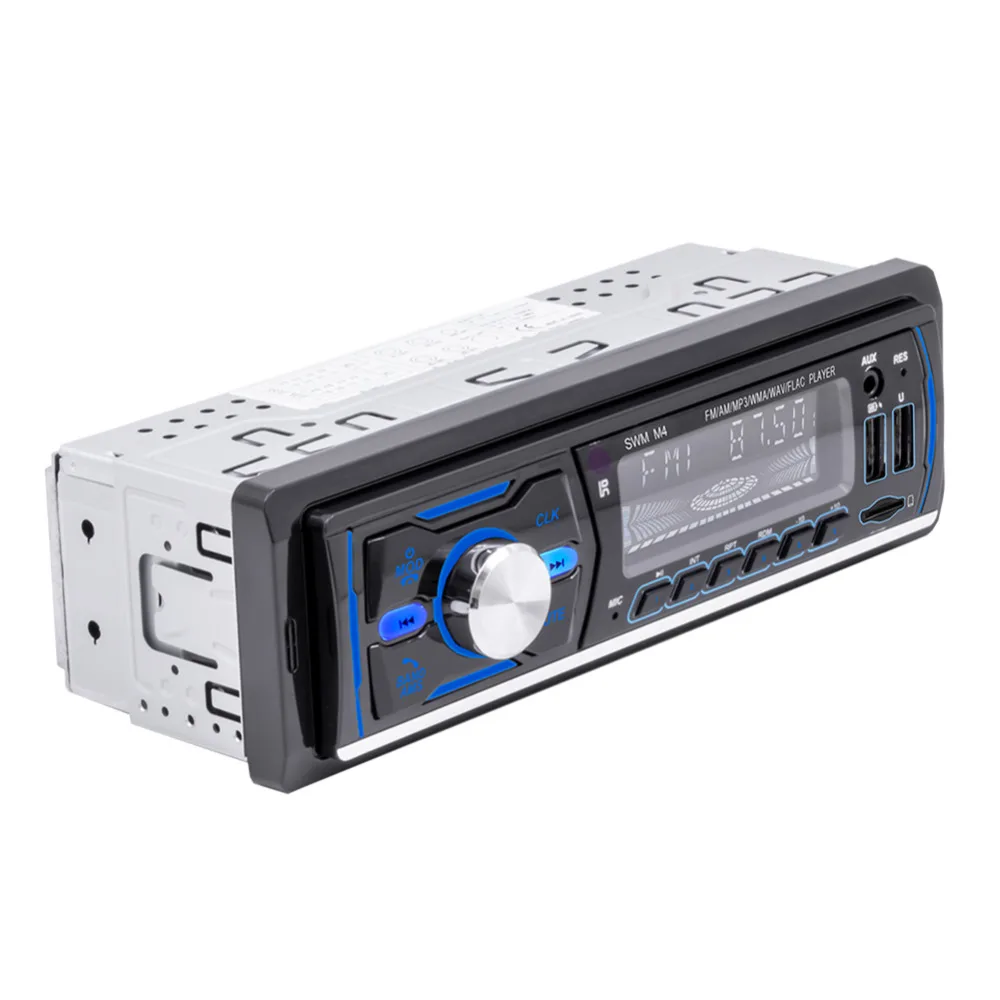 M4 Bluetooth Autoradio 1 DIN Car Stereo MP3 Player USB AUX FM AM RDS DAB DAB+ Radio Receiver TF Card U Disk In Dash Head Unit