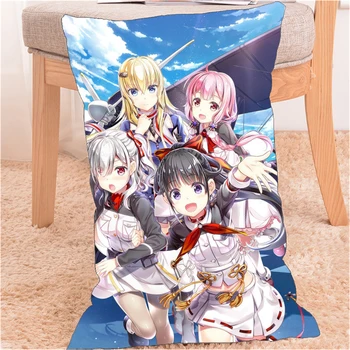 

Anime Dakimakura Pillow Case Senyoku no Sigrdrifa Komagome Azuzu Cover 60x40cm Home Decoration Pillowcases Printed