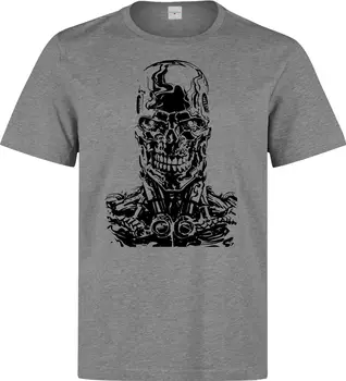 

Terminator Legendary Movie Black Artwork men's grey t shirt